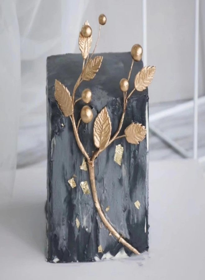 MINFEIDMS Tree Branch Silicone Mold Twig Branch Leaves Fondant Molds For Cake Decorating Cupcake Topper Chocolate Candy Gum Paste Set Of 4 - Image 3