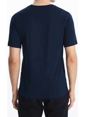 Men's Navy Blue 100% Cotton Crew Neck Short Sleeve T-Shirt - pzsku/ZA69A0A7AC4C77BCCDCDFZ/45/_/1725789991/233451ef-cf5c-4214-9989-a8243ed9de6e