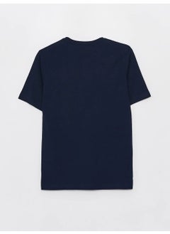 Men's Navy Blue 100% Cotton Crew Neck Short Sleeve T-Shirt - pzsku/ZA69A0A7AC4C77BCCDCDFZ/45/_/1728059841/3b12a7d7-fe13-42a2-bafb-e3ad293bf787