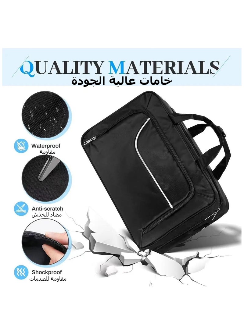 PS5/ PS5 Slim Travel Case, for PS5 Bag Compatible with PlayStation 5 Console, for PS5 Travel Bag Playstation 5 Carrying Case Console Digital, Disk Edition, Controller, Stand, Game Cards(Black)