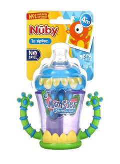Nuby iMonster Grip N' Sip Cup 4 Months 7 oz 210 ml  - Image 1