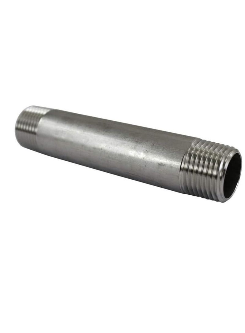 ABBASALI Stainless Steel Pipe Nipple with Male Pipe Thread - Image 1