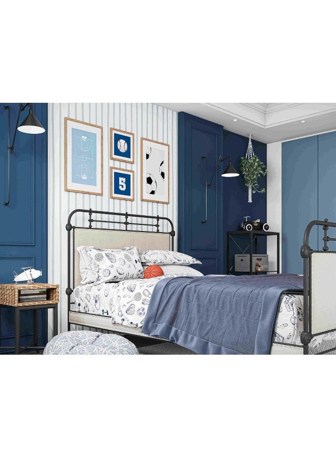 Kids Sports Bedding Set Queen Size, Super Soft Baseball, Football, Soccer Themed Bedsheets for Teens and Children, Wrinkle Resistant Premium Flat and Fitted Sheets for Boys and Girls Sports Room Décor  - Image 2