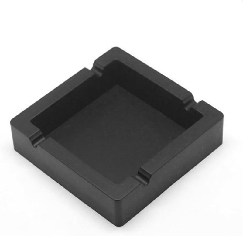 TIDTALEO Large Black Silicone Ashtray for Cigars and Cigarettes, Heat-resistant Non-slip Ash Container, Reusable Household and Hotel Ashtray for Indoor and Outdoor Use - Image 5