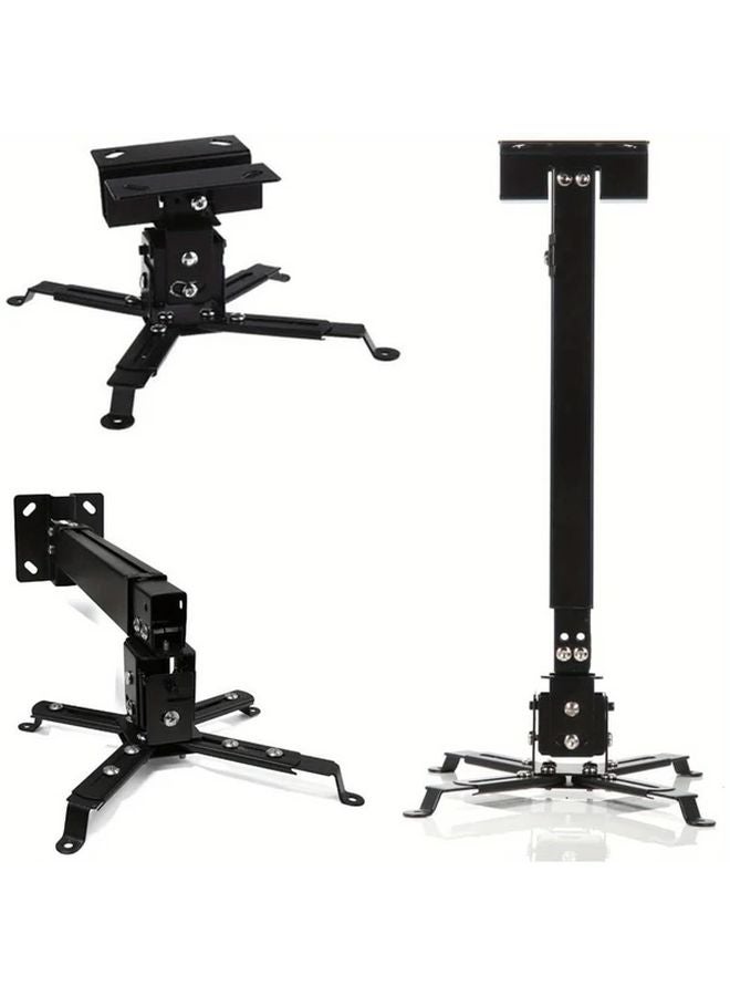 White Adjustable Projector Wall Mount Bracket for 16 93 to 25 59 Inch Projectors 1pc - Image 2