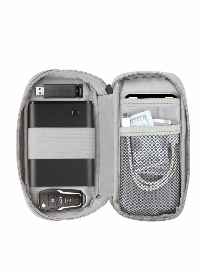 Excefore Cable Organizer Bag, Travel Electronic Accessories Organizer Bag, Travel Gear Storage Carrying Sleeve Pouch for USB Cable, Earphones, Power Banks, USB Drive, SD Card, Charger Hard Disk Storage Bag  - Image 1