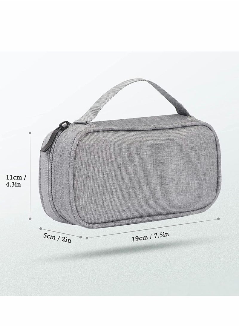 Excefore Cable Organizer Bag, Travel Electronic Accessories Organizer Bag, Travel Gear Storage Carrying Sleeve Pouch for USB Cable, Earphones, Power Banks, USB Drive, SD Card, Charger Hard Disk Storage Bag  - Image 5