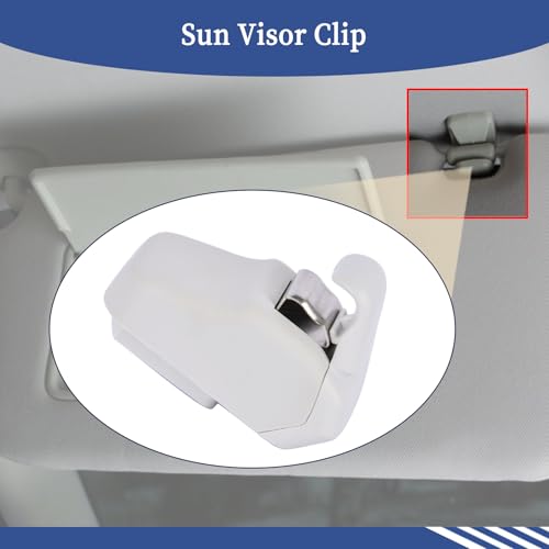 Getfarway Sun Visor Clip Compatible with Jeep Renegade 2015 2016 2017 2018 Gray 5VW09MS7AA - Image 4