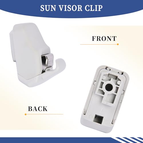 Getfarway Sun Visor Clip Compatible with Jeep Renegade 2015 2016 2017 2018 Gray 5VW09MS7AA - Image 3
