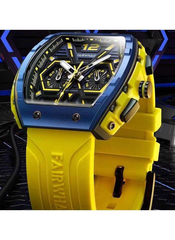 Mark Fairwhale New Luxury Multi Hand Chronograph Rubber Strap Waterproof Watch - pzsku/ZA69A699CA39406E56129Z/45/_/1706641422/969fae32-1025-4bd9-ac2b-2e8db53eeda1