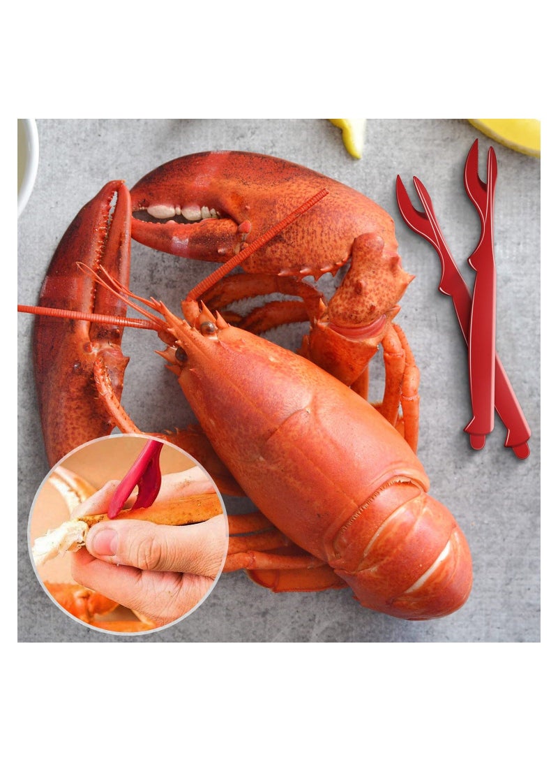 واي آند دي 20PCS Durable Crab Leg Crackers Set, Seafood Tools with Shellfish Picks Knife Easy-to-Use Opener and Lobster Kit for Lobster, Crab, Crawfish, Prawns, Shrimp - Image 4