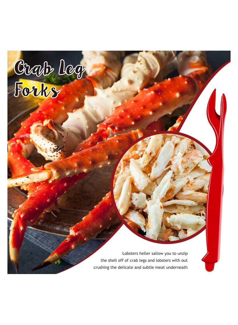 واي آند دي 20PCS Durable Crab Leg Crackers Set, Seafood Tools with Shellfish Picks Knife Easy-to-Use Opener and Lobster Kit for Lobster, Crab, Crawfish, Prawns, Shrimp - Image 2