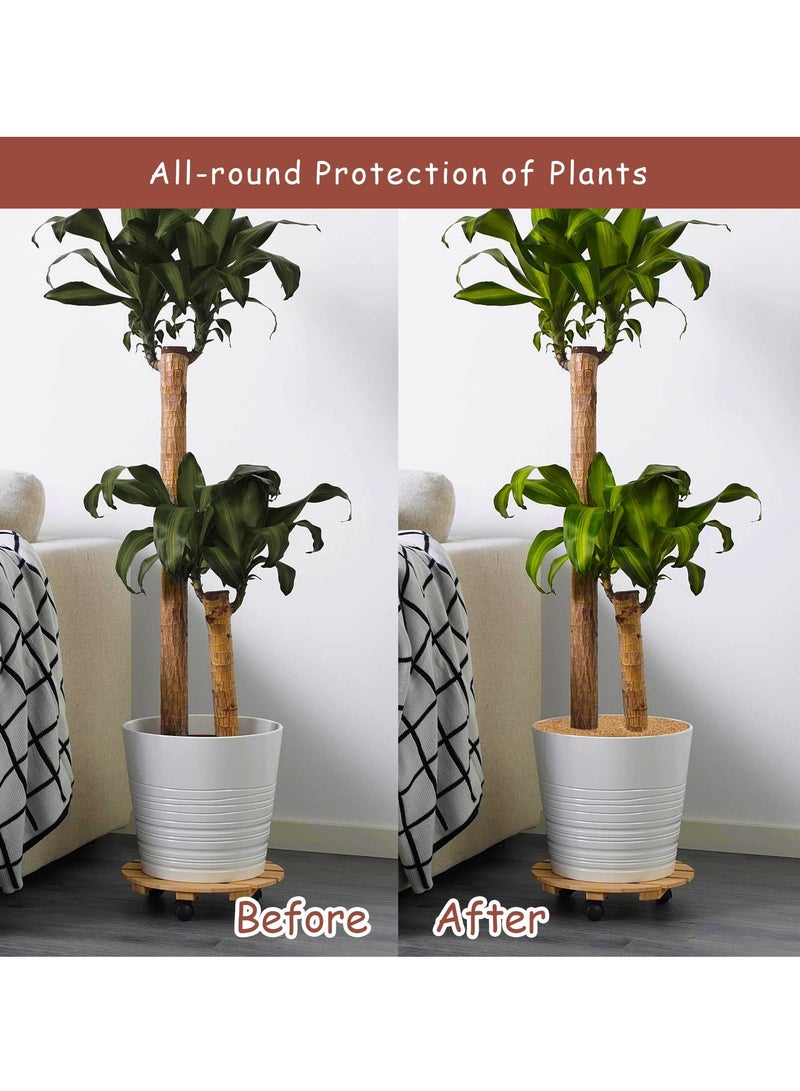 Coconut Fibers Tree Mulch Ring Mat 11.8 Inch Natural Coco Coir Tree Protection Mats for Cypress, Landscaping, Tree Disc Plant Cover, Soil Cover for Indoor Outdoor Plants 4pcs - Image 5