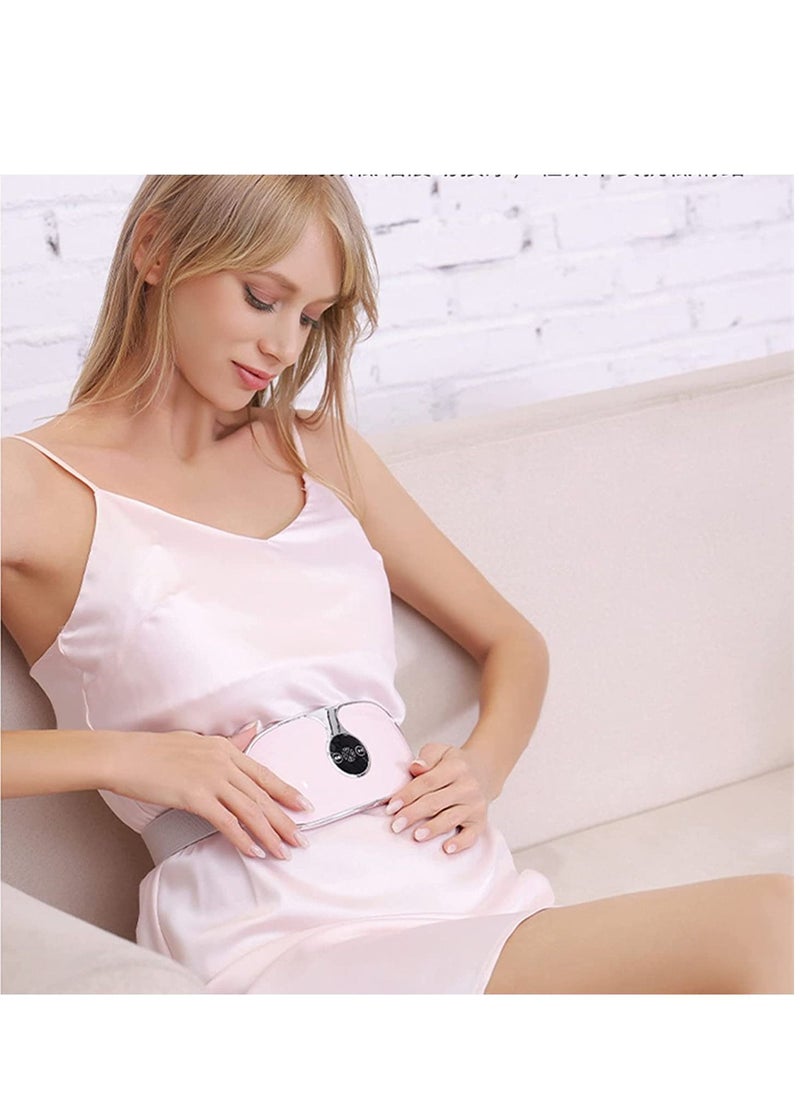 SYOSI - Heating Pads for Cramps Portable Rechargeable USB Menstrual Heating Pad Fast Period Pain Relief Heating Pad with 3 Heat and 3 Massage Modes Back or Belly Heating Pads Gifts for Women - Image 1