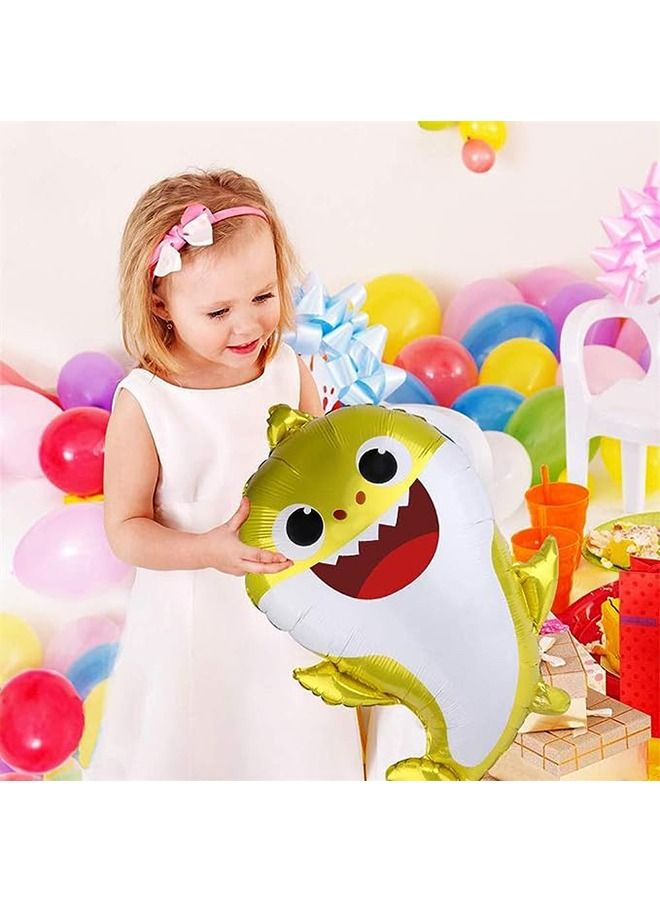 Ocean 9 Pcs Baby Shark Balloon Party Balloons For Kids - Image 3