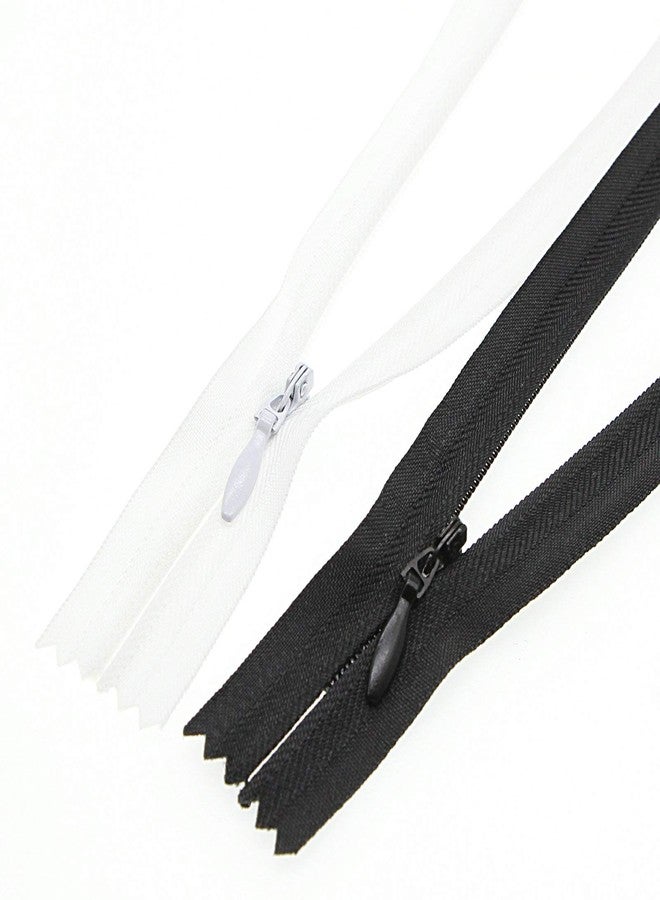 Leekayer 24" Invisible Sewing Zippers,Zipper for DIY Tailor Sewing Craft 10 PCS/Pack (Black&White,24 inch) Leekayer - Image 4