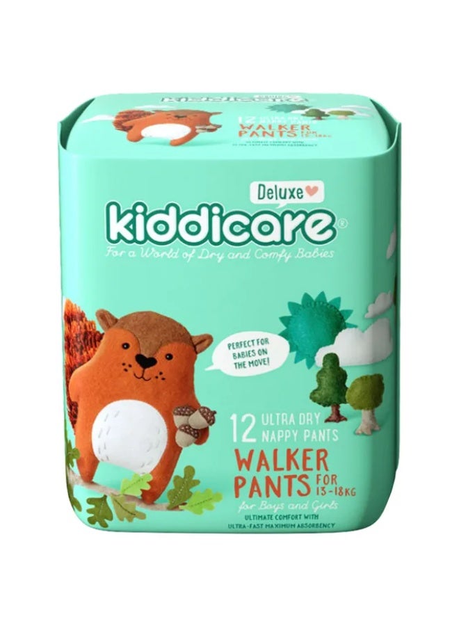 Kiddicare - Walker Nappy Pants - Size 5 - 13-18kg - Pack of 12 - Image 1