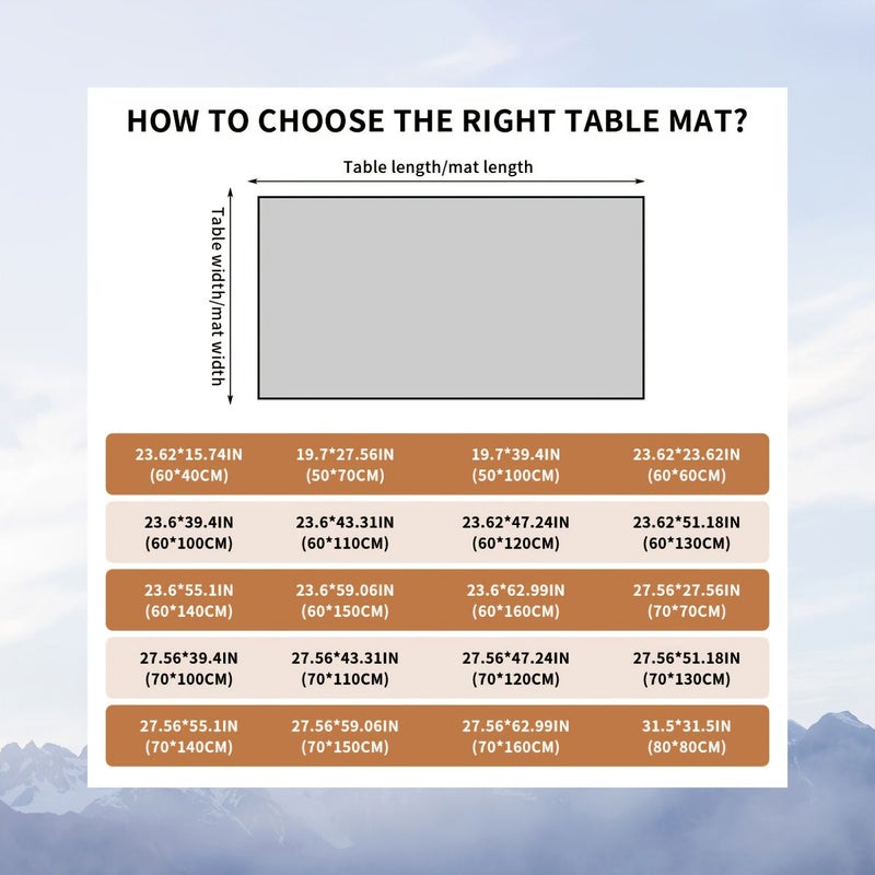 PVC Transparent Tablecloth 80x80cm Soft Glass Desk Protector Rectangle - Image 3