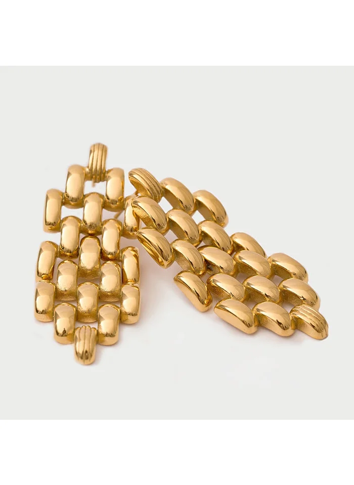 noya Diana Timeless Earrings - 18K Gold Plated