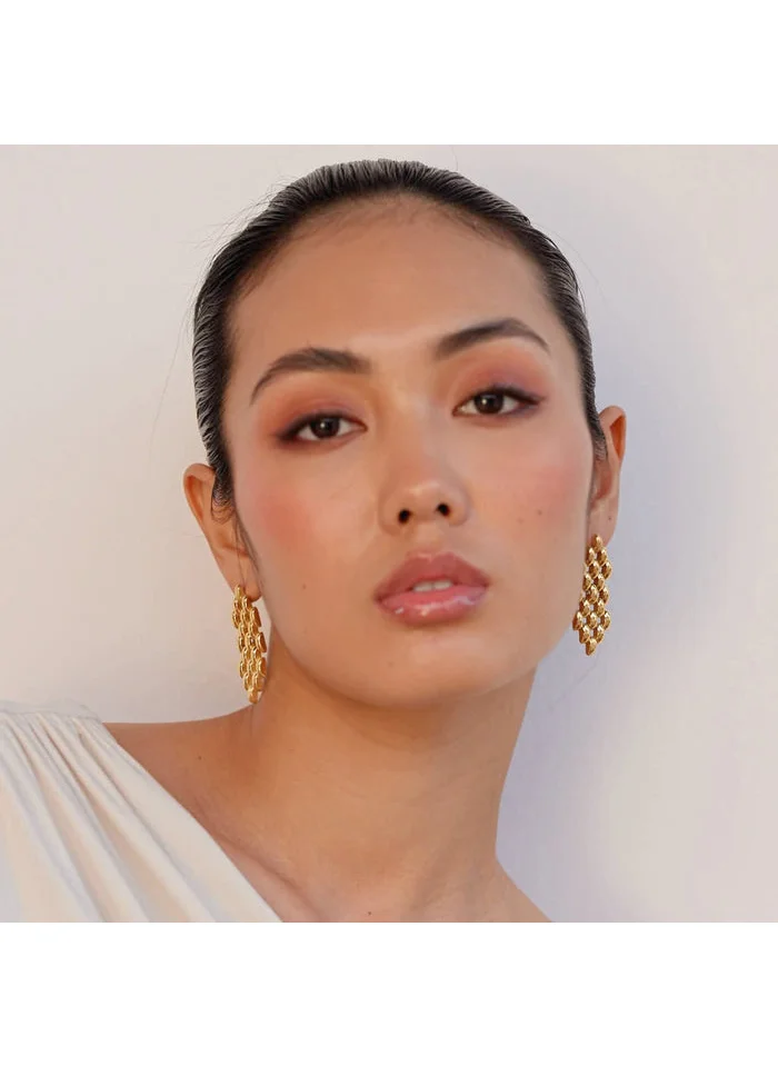 noya Diana Timeless Earrings - 18K Gold Plated