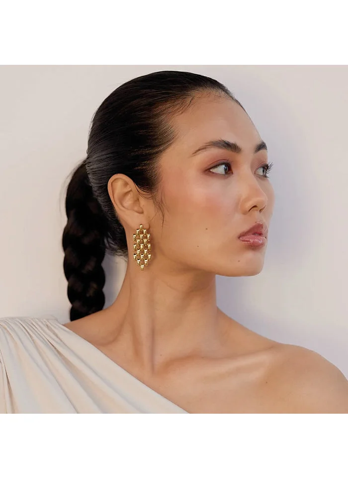 noya Diana Timeless Earrings - 18K Gold Plated