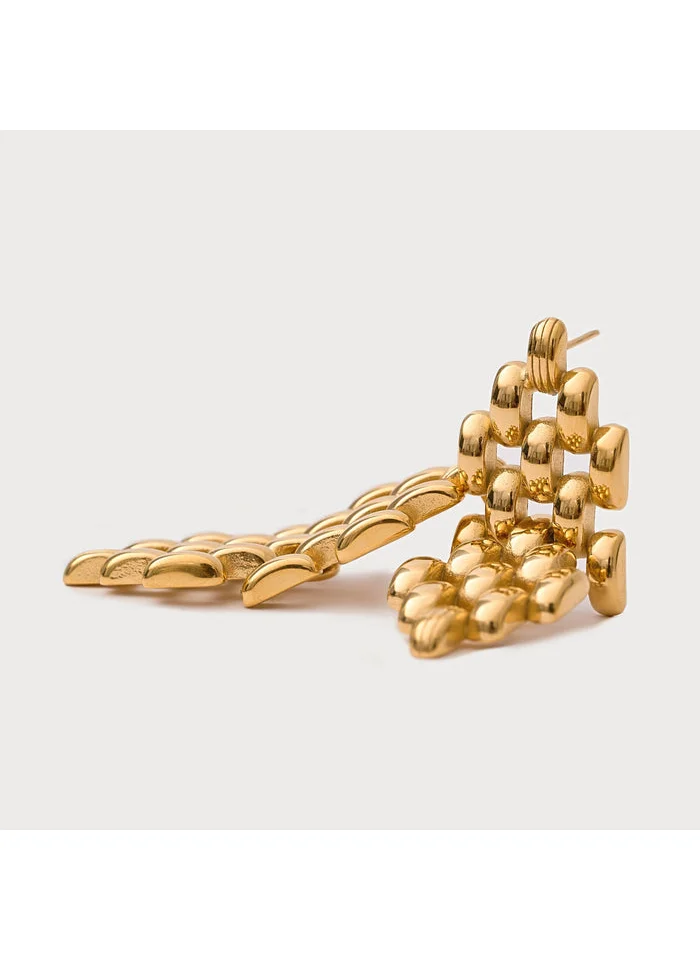 noya Diana Timeless Earrings - 18K Gold Plated