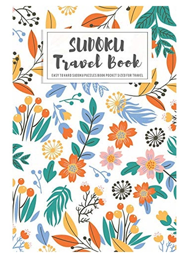 كتاب سودوكو للسفر سهل إلى صعب - كتاب ألغاز سودوكو بحجم الجيب للسفر