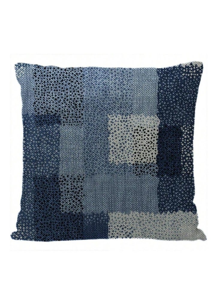 Cushion cover set of 4 pieces, bright and solid colors, size 45 cm x 45 cm, without filling  - Image 4