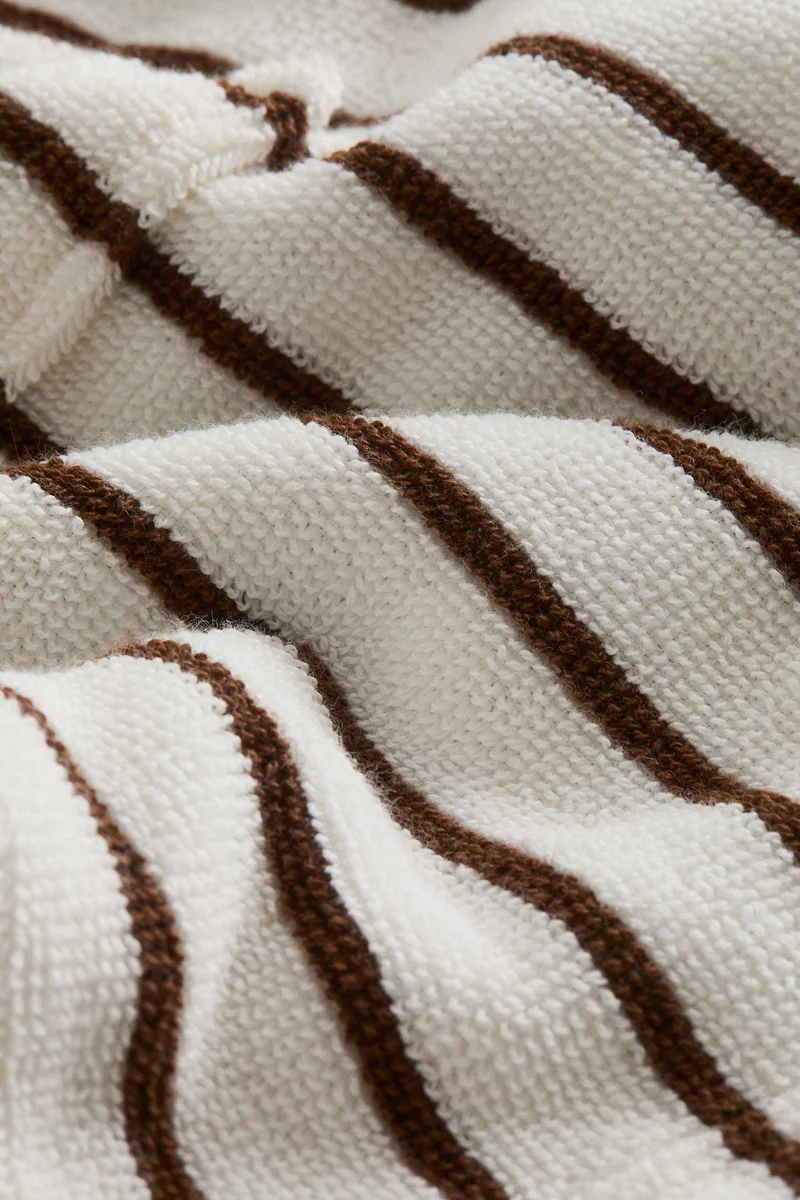 H&M Printed cotton terry dressing gown