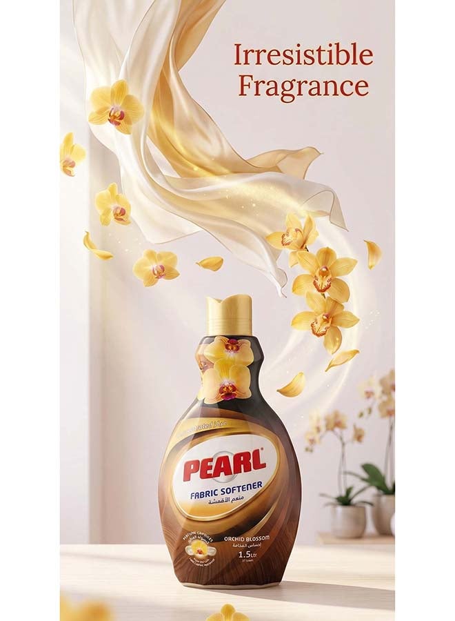 Pearl Fabric Softener Concentrate 1.5L Orchid Blossom Perfume Capsules Long Lasting Fragrance Laundry Conditioner 1.5 L - Image 4