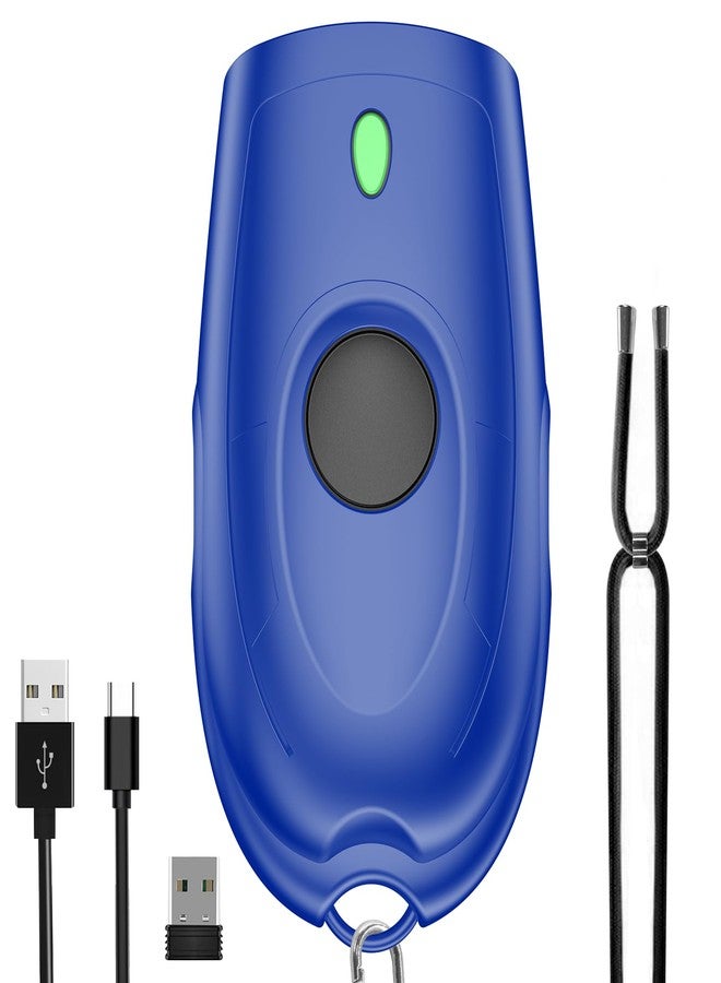 سيمكود ماسح الباركود Symcode Bluetooth Mini 1D صغير الحجم محمول قارئ باركود 3 في 1 بلوتوث ولاسلكي 2.4 جيجا هرتز وسلكي USB ماسح باركود متوافق مع Android وiOS وأجهزة الكمبيوتر وWindows - Image 1