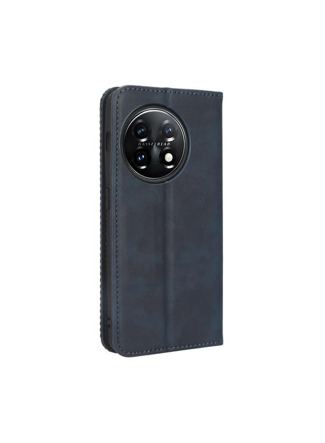S-TOP Case For OnePlus 11R / Ace 2 Magnetic Buckle Retro Texture Leather Phone Case - Image 3