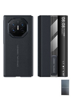 SUNDAREE Case for Huawei Mate XT, Lightweight and Ultra-Thin Leather Case, Shockproof and Drop-Proof, Built-in Smart Window, Stand (Black,for Mate XT)  - Image 1