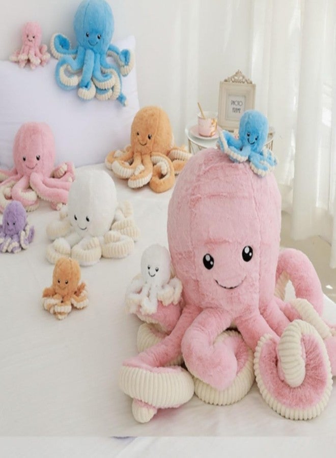 OUKEYI 15.7 Inches/40cm Cute Octopus Stuffed Animals Octopus Plush Doll， Octopus Plush Toys Play Toys for Kids Girls Boys Adults Birthday Xmas Gift Present (pink) - Image 3