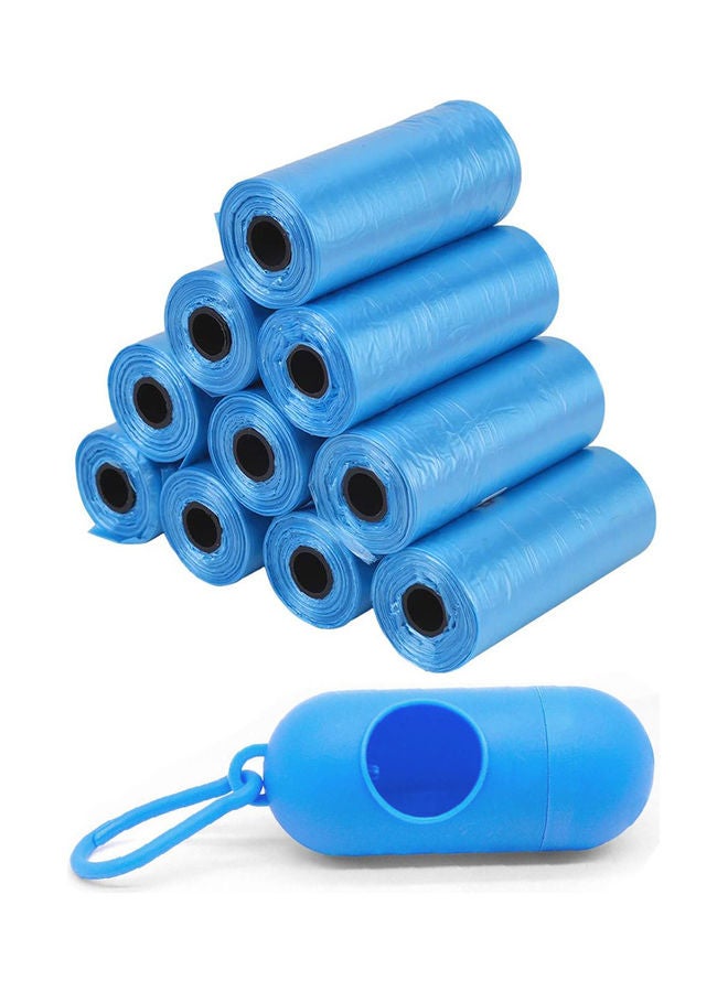 Disposable Dispenser Bag And 10 Refill Set, Blue - Image 1