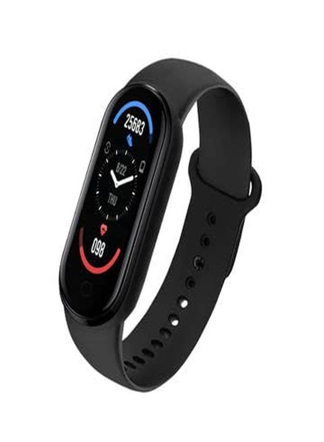 Lapras 𝟏𝟓 𝐘𝐞𝐚𝐫𝐬 𝐖𝐚𝐫𝐫𝐚𝐧𝐭𝐲 M6 Smartwatch Band with Real-Time Heart Rate & Blood Pressure Monitor, Step Counter & Fitness Tracking - Image 1