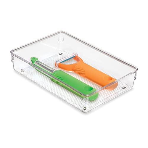 iDesign Linus BPAFree Plastic Drawer Organizer  6 x 9 x 225 Clear - Image 1