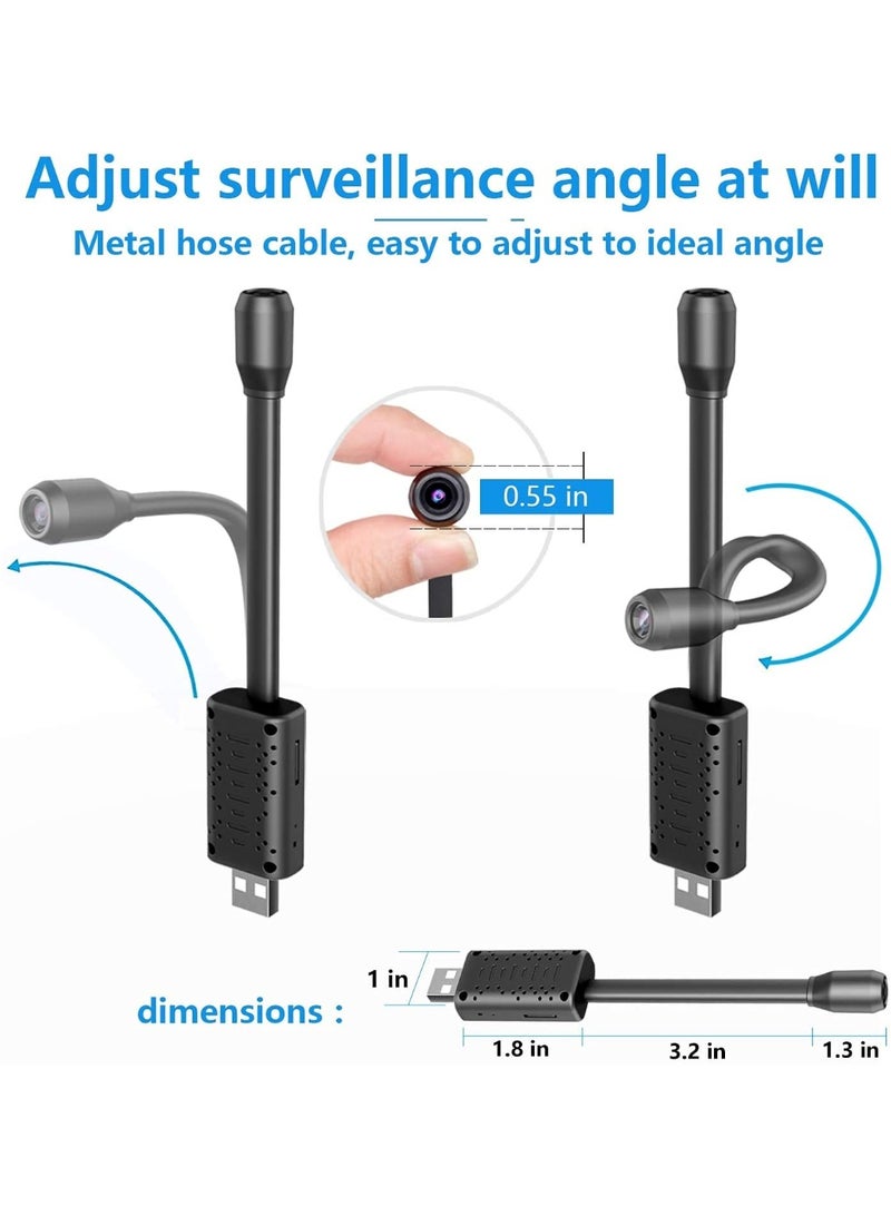 MUNTAQI Wireless HD 1080P Hidden Camera Mini Spy Cam – Smallest Portable Security Cam with Motion Detection, Night Vision, WiFi Remote View – Indoor Home Surveillance Nanny Cam for iPhone/Android - Image 3