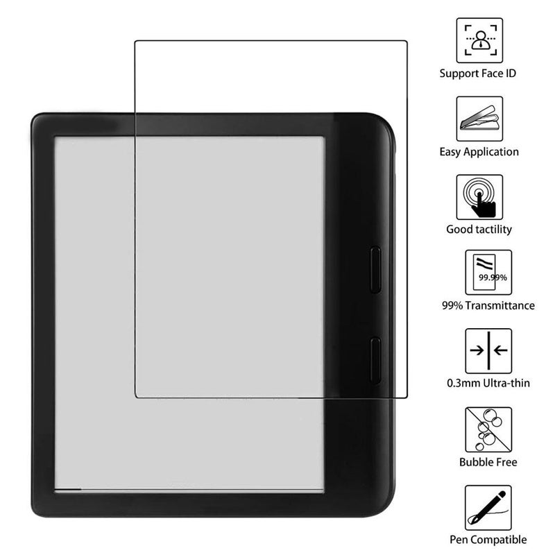 Suitable for Kobo Libra Colour 2024 flat tempered glass screen protector, Kobo Elipsa 2E glass screen protector. - Image 4