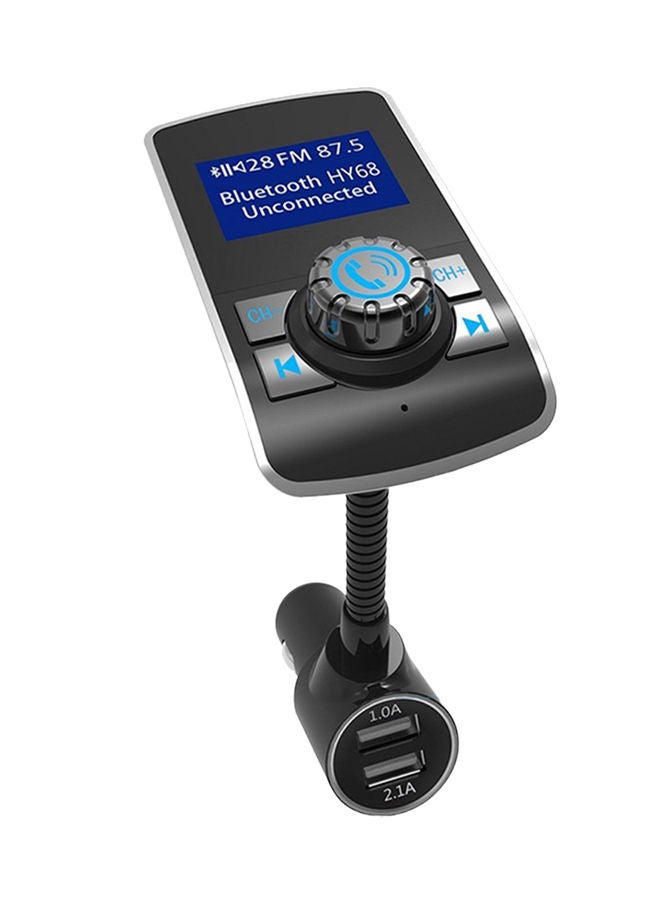 NIBEMINENT Bluetooth FM Transmitter Wireless Radio Adapter - Image 1