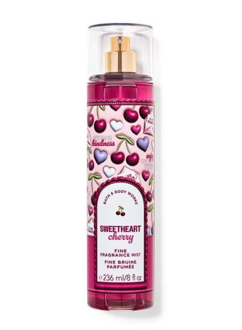 باث آند بودي وركس سويت هارت شيري  عطر للجسم 236 مل