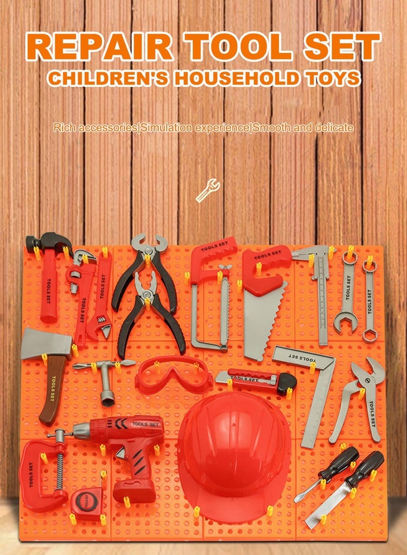 MaBaby Kids Tool Set – 20 PCS Toddler Tool Set with Toy Drill, Pretend Play Kids Toys - Image 4