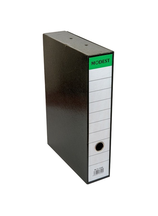 MODEST Rigid Box File with Metal Clip – A4 Size – Durable Document Organizer - Image 1