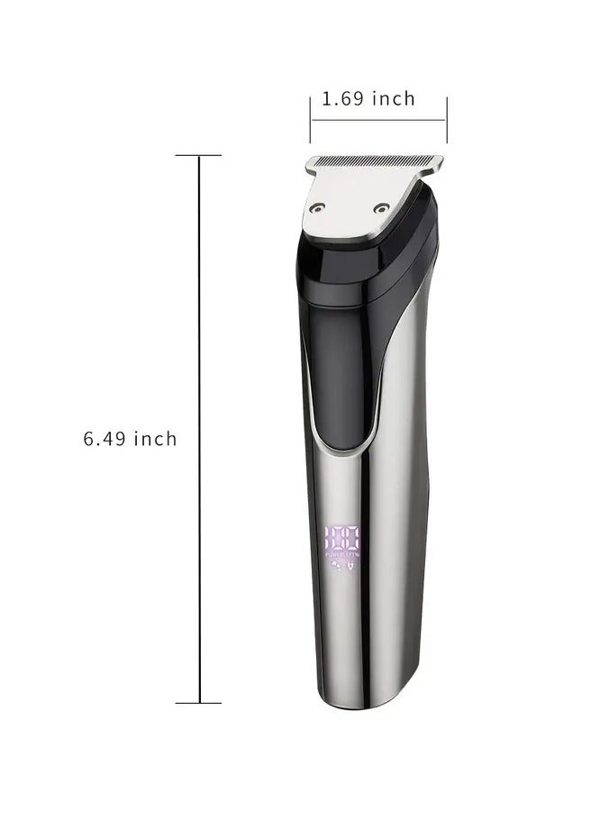 ORiTi ماكينة تشذيب اللحية للرجال، ماكينة تشذيب الشعر الكل في واحد للرجال، ماكينة حلاقة لقص الوجه والشارب والأنف والأذن - Image 3