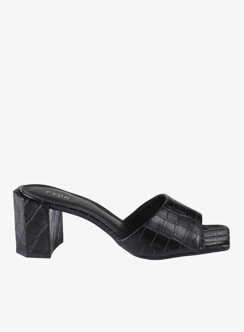 فايور Casual Round Heel Mule BSS 059