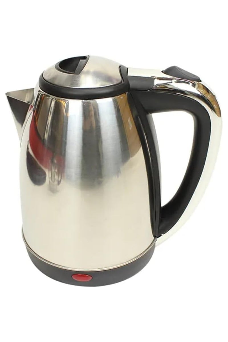 Electric Tea and Coffee Set, Glass Teapot with Infuser, Stainless Steel Kettle, Warming Tray, Black  - Image 2