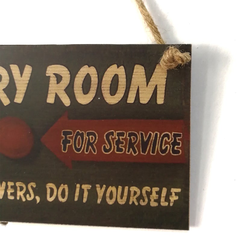 2pcs Laundry Room Wall Plaque Sign Hanging Wall Door Sign Decor Ornament - Image 5