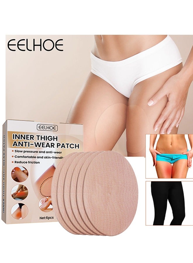 EELHOE Inner Thigh Anti-Wear Patch - Slow Pressure And Anti-Wear - Comfortable And Skin-Friendly - Reduce Friction 6 PCS - Image 1