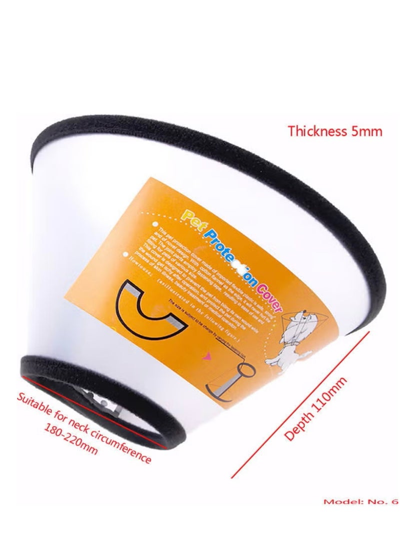 أولدجان قطة الحيوانات الأليفة مكافحة العض العناية الجرح الوقائي واضح / أسود - Image 4