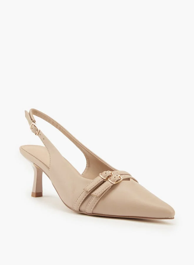 فلورا بيلا من شو إكسبرس حذاء بكعب عريض مزين بإبزيم